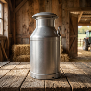 Cuve de transport de lait en aluminium haute capacité, résistante à la chaleur, pour la transformation alimentaire, seau de stockage robuste pour produits laitiers et liquides - Product Image 5