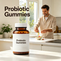 Gummies Probiotiques OEM, Complément Alimentaire pour la Flore Intestinale et le Bien-être Digestif