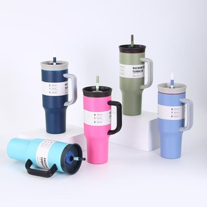 Nouvelle tasse isotherme en acier inoxydable 304 de haute qualité 2026, grande capacité 40 oz avec paille, vente en gros - Product Image 3