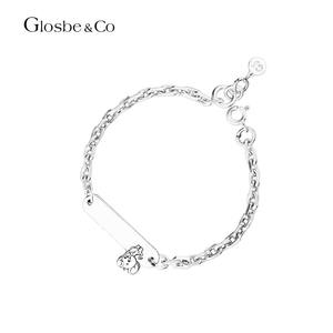 Linda Pulsera de Plata Pura de Vietnam para Niños - Edición 'Ratón' Pulseras de Cadena y Eslabones - Product Image 2