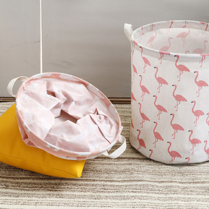 <b>Large</b> foldable portable laundry <b>basket</b>/<b>storage</b> <b>basket</b>, made of fabric, suitable for bathroom use. - Product Image 2