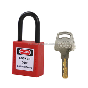 Lucchetti di sicurezza in plastica dielettrica 6MM * 38MM grillo per l'elettricamente industriale <span class=keywords><strong>KA</strong></span> o KD utilizzare cilindro di blocco in lega di zinco - Product Image 3