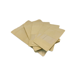 Bolsas de Papel Kraft de Grado Alimenticio Personalizables con Cierre de Cremallera de Ocho Lados y Ventana, Impresión por Grabado para Alimentos para Bebés - Product Image 3