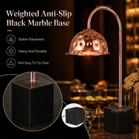 Xingpai Restaurant Apparatuur Rose Goud Gehamerde Elektrische Voedsel Warmer Lamp Roestvrij Staal Enkelkoppige Voedsel Warmte Lamp