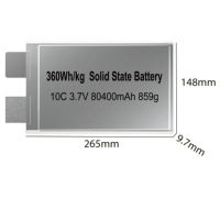 HYH POWER Baterai Tegangan Tinggi Daya Tahan Lama 3.7V 40000mAh Tingkat Pengosongan 10C 360wh/kg Baterai Solid State untuk Laptop & Drone