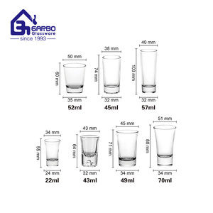 Vente chaude de haute qualité entièrement automates presse <span class=keywords><strong>verre</strong></span> barware verrerie conception unique clair vin tasse gobelets 2oz petit <span class=keywords><strong>verre</strong></span> à liqueur - Product Image 5