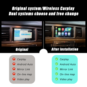 CZT-AUTO Jaguar XF Denso mô hình đơn vị nâng cấp Bộ chuyển đổi Carplay không dây và cài đặt cắm tự động Android - Product Image 3