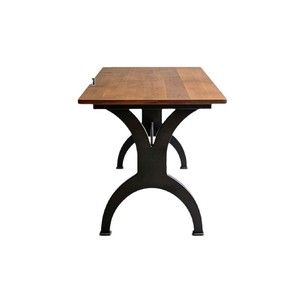 Conjunto de mesa y sillas de hierro forjado y madera de estilo vintage para cafetería y restaurante, adecuado tanto para el hogar como para - Product Image 5