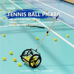 ASENVER Collecteur de balles de tennis automatique, récepteur de balles professionnel, équipement d'entraînement, cadre multi-balles - Product Image 1