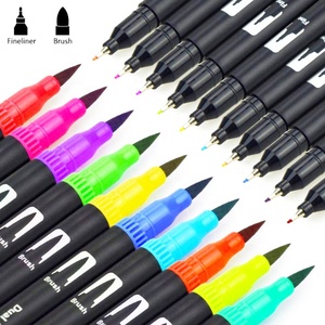 Juego de <span class=keywords><strong>132</strong></span> Rotuladores de Doble Punta, Rotuladores de Acuarela, Logotipo Personalizado en Bolsa de Regalo para Suministros de Dibujo Artístico - Product Image 4