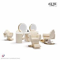 Chaise de barbier ergonomique moderne et réglable pour salon de beauté et salon de coiffure, siège de coiffure pour femmes