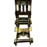 Sangle d'arrimage à cliquet ergonomique galvanisée jaune de 5000 kg (11000 lb) 50 mm (2 pouces)
