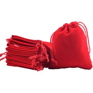 Wholesale Custom Luxury Logo <b>Small</b> Velvet Drawstring Bag Hot Sale Phone <b>Purse</b> Makeup Toiletry Storage Silk Screen Bag - Product Image 2