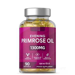 Suplemen Herbal Alami OEM 1300mg Minyak Evening <span class=keywords><strong>Primrose</strong></span> Halal Kapsul Lunak untuk Dewasa 90 Kapsul/Botol 2 Kapsul/Hari - Product Image 2