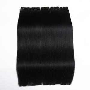 Top 12A + Extension per capelli umani con trama a foro di qualità farfalla invisibile estensione trama nera capelli Remy vergini 100% cuticola intatta - Product Image 4