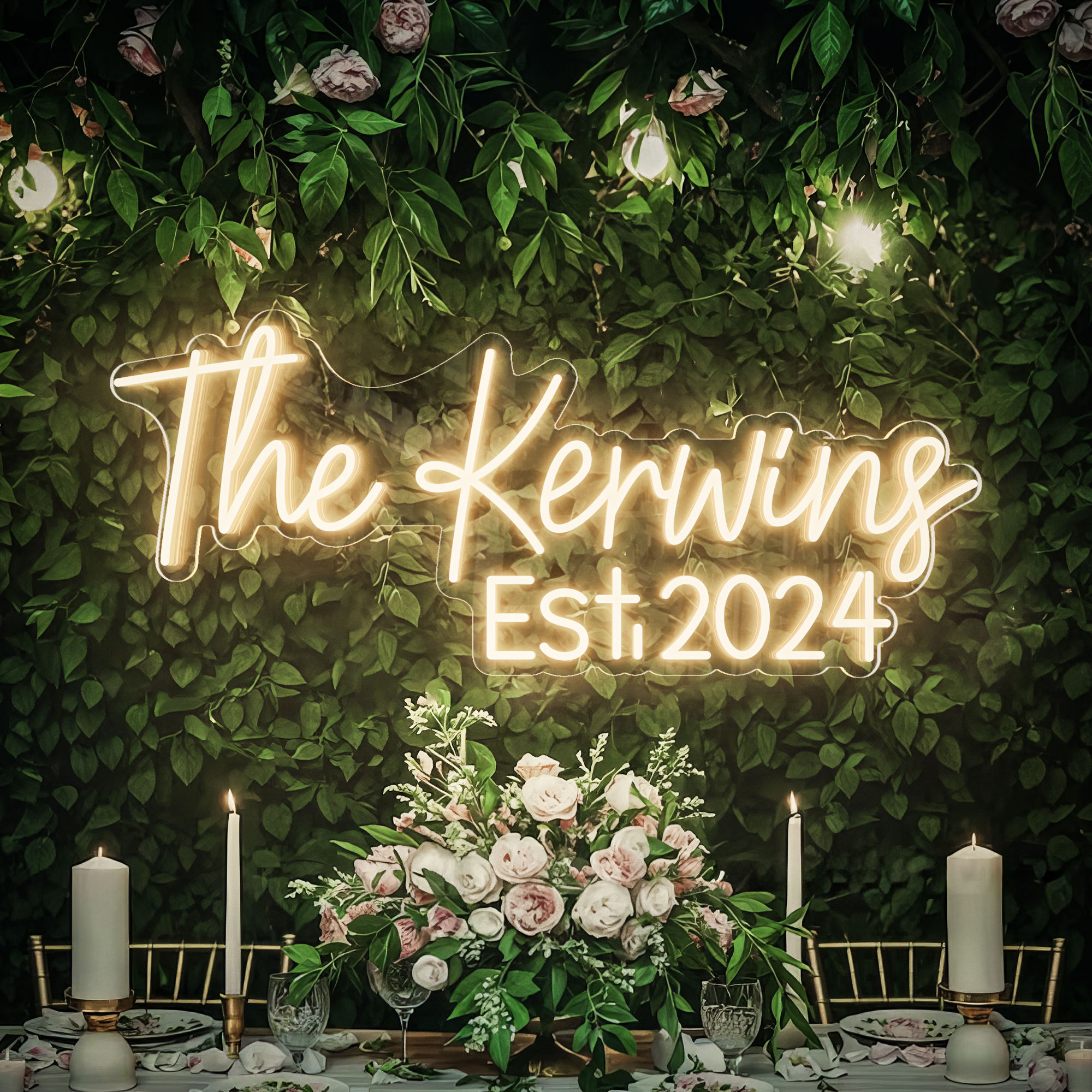 12v Wedding Neon Sign Custom,Neon Light for Home Decor, Neon Sign Wedding ,Neon Name Sign for Wedding Decor