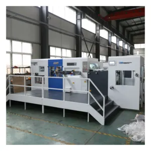 factory customized Multifunctional stripping Slitting CMB1080CES Automatic Die Cutting Embossing Machine with stripping