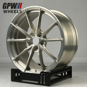 Jantes forgées 17 18 19 pouces 5X114.3 Roues de voiture de tourisme en alliage brossé pour <span class=keywords><strong>Toyota</strong></span> Avalon Camry Corolla <span class=keywords><strong>Yaris</strong></span> Honda Fit RAV4 - Product Image 4