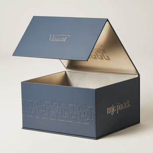 Caja de Embalaje de Cartón Duro con Logotipo Personalizado, Cajas de Regalo Magnéticas de Cartón Rígido Reciclable de Lujo con Tapa Magnética - Product Image 1