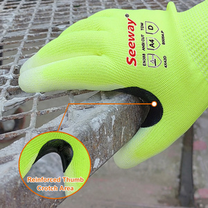 <span class=keywords><strong>Gants</strong></span> anti-coupure Seeway ANSI A4 avec paume enduite de PU <span class=keywords><strong>pour</strong></span> une meilleure adhérence et entre-doigts renforcé <span class=keywords><strong>pour</strong></span> la manipulation des outils de jardinage - Product Image 3