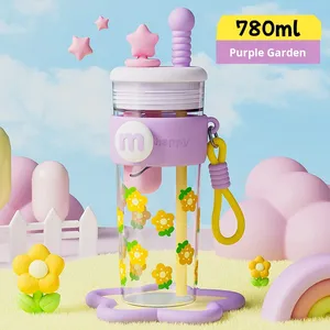 Botella de Agua ZB de 780 ml, Linda y con Dibujos Animados, Libre de BPA, a Prueba de Fugas, Apta para Lavavajillas, Ecológica, con Infusor de Té, para Niños, Regalo - Product Image 4