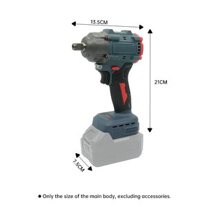 Clé à chocs sans fil sans balais, <span class=keywords><strong>batterie</strong></span> lithium-ion 21V, couple maximal 300 Nm, qualité industrielle, <span class=keywords><strong>outil</strong></span> <span class=keywords><strong>multifonction</strong></span> pour l'entretien automobile et le bricolage - Product Image 2