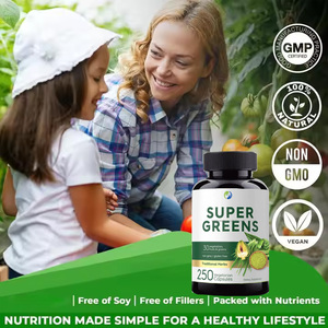 Suplemento de súper frutas y verduras de marca privada, tableta de súper verduras para la salud digestiva - Product Image 2