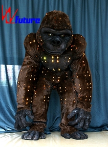 Disfraces de <span class=keywords><strong>Gorila</strong></span> de Dibujos Animados con LED a Todo Color para Actuaciones, Disfraces de TV y Cine, Ropa de Fiesta, Disfraces de Mascota con LED - Product Image 4