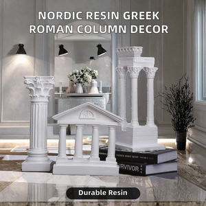 Scultura in Resina Creativa Nordica, Colonna Greca Romana, Statuetta Decorativa da Scrivania Anime Natalizia - Product Image 2