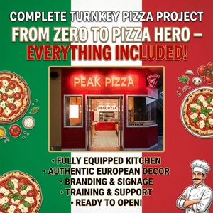 Sin Necesidad de Experiencia: Paquete Completo Llave en Mano para <span class=keywords><strong>Restaurante</strong></span> de <span class=keywords><strong>Pizza</strong></span> Halal/<span class=keywords><strong>Vegana</strong></span> con Recetas y Capacitación - Product Image 4