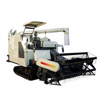 Wishope 4LZ 6.0 Machine de récolte automatisée autopropulsée de type chenille pour la récolte des céréales et du riz Fm World
