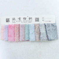 Nouveau approprié 100% Polyester fausse fourrure lapin tissu recyclé pour la maison couvertures Textiles coussins oreillers vêtements chaussures recyclés