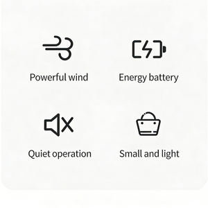 Custom Logo <b>Mini</b> Portable Handheld <b>Fan</b> Rechargeable <b>USB</b> Pocket <b>Fan</b> 3 Speed Adjustable Small Hand <b>Fan</b> For Outdoor Travel Camping - Product Image 6