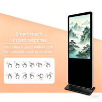 Pantalla Táctil Interactiva LCD Vertical Capacitiva/Infrarroja para Señalización Digital, CMS Integrado/en la Nube, Punto de Acceso WiFi, Uso en Interiores