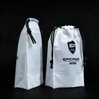 Sac à cordon EVA mini, étanche, portable, pochette de rangement, organisateur d'équipement sportif, petit sac blanc, logo personnalisé