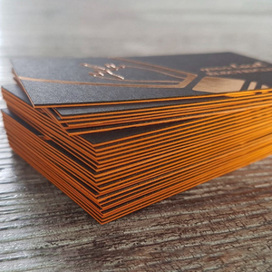 Cartes de visite de luxe gaufrées, cartes de remerciement personnalisées, impression de logo, cartes de marque personnalisées, impression en gros - Product Image 2