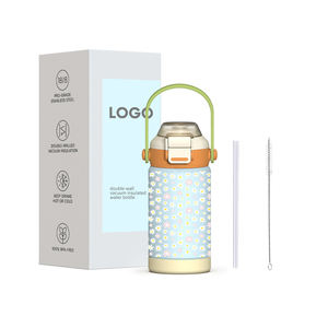 Hong Ling 12oz 304 Frascos para beber al vacío de acero inoxidable Sin BPA 360ml Botellas de boca estándar de doble pared de metal - Product Image 1