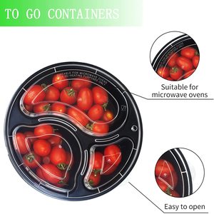 Recipientes Reutilizables para Preparación de Comidas, Aptos para Lavavajillas, Microondas y Congelador, Libres de BPA, Recipientes Desechables de Plástico para Almacenamiento de Alimentos - Product Image 5