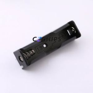BH-18650-1 Button & Strip Battery Connector Through hole Component (THT) Connector - Product Image 1