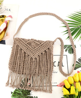 Sac à main en macramé en gros, sac bandoulière, sac de plage, sacs à main en corde faits à la main