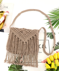 Bolsos <span class=keywords><strong>de</strong></span> Macramé al por Mayor, Bolsos Cruzados, Bolsos <span class=keywords><strong>de</strong></span> Playa, Bolsos <span class=keywords><strong>de</strong></span> Cuerda Hechos a Mano - Product Image 4