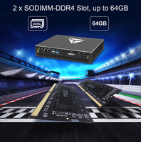 Mini PC de Bureau Processeur I9/I7/I5/I3 Carte Graphique RTX 3050 8G GDDR6 Affichages Type-C HD + DP 4K120Hz WiFi6 pour Jeu
