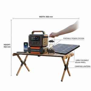 Portable 1600W 1024Wh LiFePO4 <b>Solar</b> <b>Power</b> <b>Station</b> Pure Sine Wave Inverter Easy Carry Camping Travel Emergency <b>Power</b> OEM Brand - Product Image 5