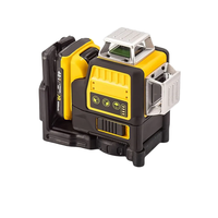 Niveau laser vert 650 nm à 12 lignes horizontales, portable, automatique, de qualité industrielle, 360 degrés, alimenté par batterie Li-Ion 089