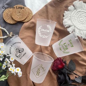 Gobelets de stade en plastique dépoli avec logo personnalisé, imperméables et durables pour cadeaux de mariage, fournitures parfaites pour les fêtes - Product Image 3