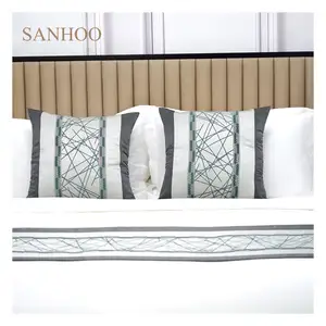 Sanhoo conjunto de cama de algodão, conjunto de lençol de cinco estrelas 200 de alta qualidade com contagem de rosas