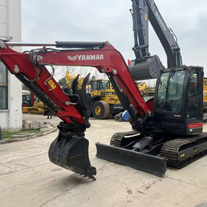 Mini-pelleteuse Yanmar VIO 80 d'occasion de haute qualité, excavatrice sur chenilles de 8 tonnes en bon état à vendre - Product Image 1