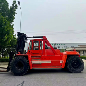 Used Kalmar Mitsubishi Hyster TCM 25 30 32 35 45 Ton Heavy Duty Original Volvo Cummins Engine Port Container Handling <b>Forklift</b> - Product Image 1