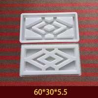 Moule brique creux en plastique décoratif ciment fenêtre fleur clôture jardin mur fond mur brique moule