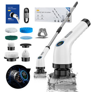 Épurateur électrique personnalisé <span class=keywords><strong>balai</strong></span> électrique à récurer brosses de nettoyage électrique pour salle de bain cuisine multi-usage - Product Image 2